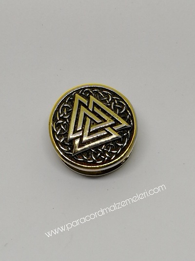 Paracord-Aksesuar-Ara-Aparati-Figur-Valknut-Bronz-Renk-06.jpg