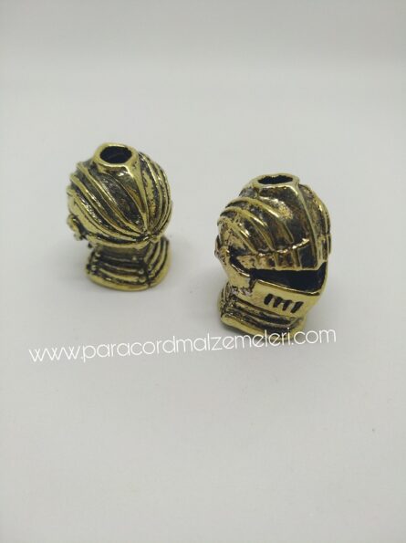 Paracord Aksesuar Şovalye Boncuk Gold Renk - Görsel 5